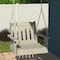Highwood Usa Lehigh Single Seat Swing Outdoor Furniture for Patio, Backyard, Garden AD-PORL3-HGR - alternate 2